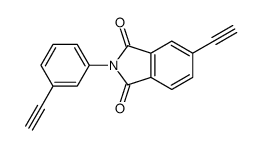 5-ethynyl-2-(3-ethynylphenyl)isoindole-1,3-dione Structure