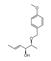 (2S,3S,E)-2-(4-methoxybenzyloxy)hex-4-en-3-ol结构式