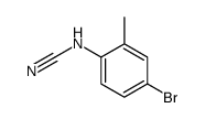 (4-bromo-2-methylphenyl)cyanamide Structure