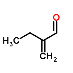 2-乙基丙烯醛结构式