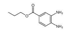 Benzoic acid, 3,4-diamino-, propyl ester (9CI) Structure