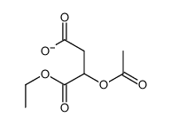 3-(ACETYLOXY)-4-ETHOXY-4-OXOBUTANOIC ACID结构式