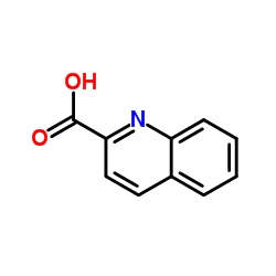 Quinoline-2-carboxylic acid Structure