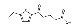 5-(5-ethyl-thiophen-2-yl)-5-oxo-pentanoic acid Structure