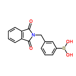 Boronic acid, B-​[3-​[(1,​3-​dihydro-​1,​3-​dioxo-​2H-​isoindol-​2-​yl)​methyl]​phenyl]​-结构式