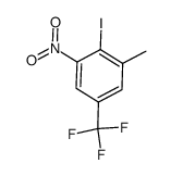 2-methyl-4-trifluoromethyl-6-nitro-phenyl iodide结构式