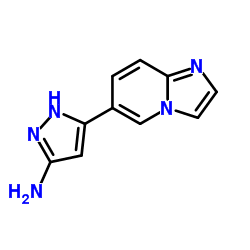 5-(Imidazo[1,2-a]pyridin-6-yl)-1H-pyrazol-3-amine Structure