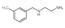 N-(3-甲基苄基)-1,2-乙二胺结构式