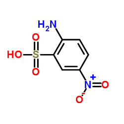 2-氨基-5-硝基苯磺酸结构式