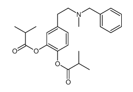 N-苄基-2-(3,4-二异丁氧基羰基y苯基)-N-甲基乙胺结构式