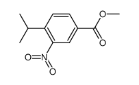 4-isopropyl-3-nitro-benzoic acid methyl ester Structure