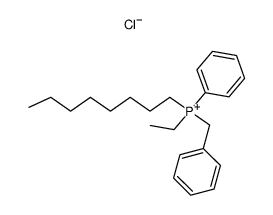 Ethyl-benzyl-octyl-phenyl-phosphonium-chlorid Structure