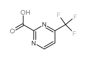 4-(三氟甲基)-2-嘧啶羧酸结构式