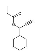 1-cyclohexylprop-2-ynyl propanoate结构式