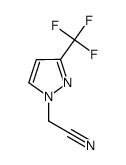 2-(3-(TRIFLUOROMETHYL)-1H-PYRAZOL-1-YL)ACETONITRILE Structure