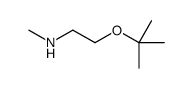 2-叔丁氧基-n-甲基乙胺结构式