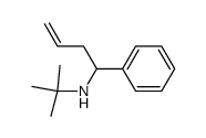 tert-butyl-(1-phenyl-but-3-enyl)-amine结构式