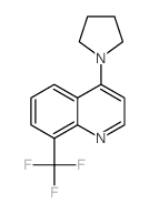 4-(吡咯烷-1-基)-8-(三氟甲基)喹啉结构式