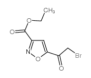 Ethyl 5-(2-bromoacetyl)isoxazole-3-carboxylate structure