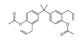 2,2′-二烯丙基双酚 A 二乙酸酯结构式