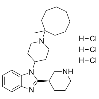 MCOPPB trihydrochloride Structure