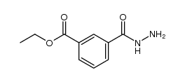 ethyl 3-(hydrazinecarbonyl)benzoate结构式