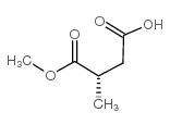 (S)-2-甲基琥珀酸-1-甲酯结构式