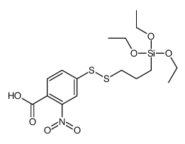 2-nitro-4-(3-triethoxysilylpropyldisulfanyl)benzoic acid结构式