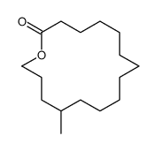 13-methyl-oxacyclohexadecan-2-one Structure