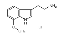 7-甲氧基色胺盐酸盐结构式