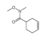 N-methoxy-N-methylcyclohex-3-ene-1-carboxamide Structure