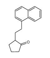 2-[2-(1-naphthyl)ethyl]cyclopentaone结构式