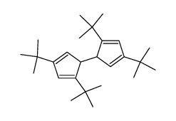 1,1',3,3'-tetra-t-butyl-5,5'-dihydropentafulvalene结构式