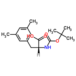 Boc-3,5-Dimethy-D-Phenylalanine structure