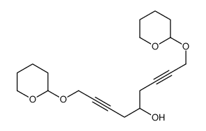 1,9-bis(oxan-2-yloxy)nona-2,7-diyn-5-ol结构式