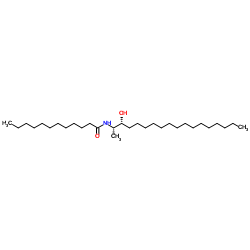 N-月桂酰-1-脱氧鞘氨醇(m18：0/12：0)结构式