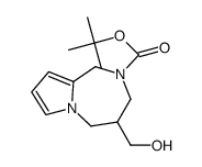 tert-Butyl 4-(hydroxymethyl)-4,5-dihydro-1H-pyrrolo[1,2-a][1,4]diazepine-2(3H)-carboxylate Structure
