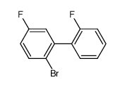 2-bromo-5,2'-difluorobiphenyl结构式