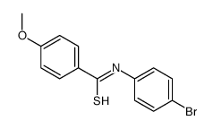 N-(4-bromophenyl)-4-methoxybenzenecarbothioamide Structure