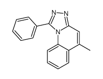 5-methyl-1-phenyl-[1,2,4]triazolo[4,3-a]quinoline结构式