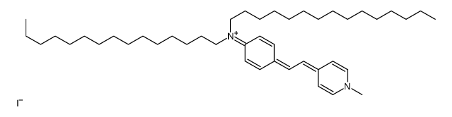 4-(4-双十五烷基氨基苯乙烯)-N-甲基碘化吡啶结构式