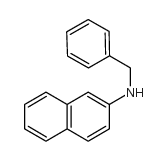 N-苄基-2-萘胺结构式