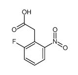2-氟-6-硝基苯乙酸结构式