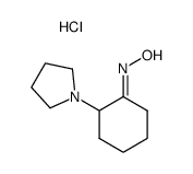 2-(1-pyrrolidinyl)cyclohexanone oxime hydrochloride结构式