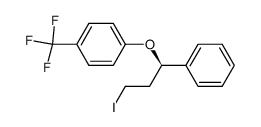 (R)-3-Iodo-3-(4-trifluoromethylphenoxy)propane结构式