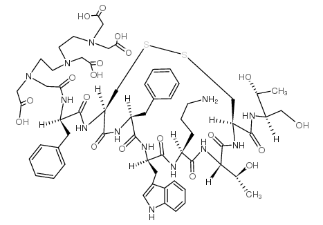 Pentetreotide Structure