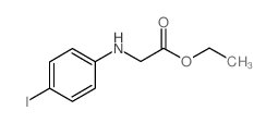 2-((4-碘苯基)氨基)乙酸乙酯结构式