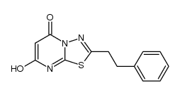 7-hydroxy-2-(2-phenylethyl)-5H-1,3,4-thiadiazolo[3,2-a]pyrimidin-5-one结构式