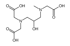 2-[[3-[bis(carboxymethyl)amino]-2-hydroxypropyl]-methylamino]acetic acid结构式