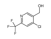 [4-Chloro-6-(trifluoromethyl)-3-pyridinyl]methanol Structure